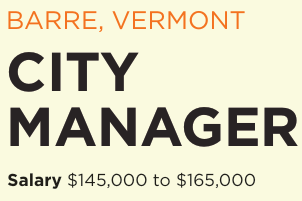 Barre City Manager Job Posting Barre City Manager Job Posting