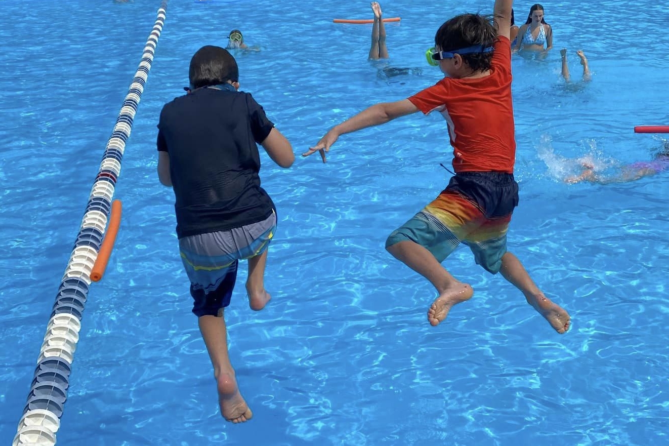 Opening Day at the Pool